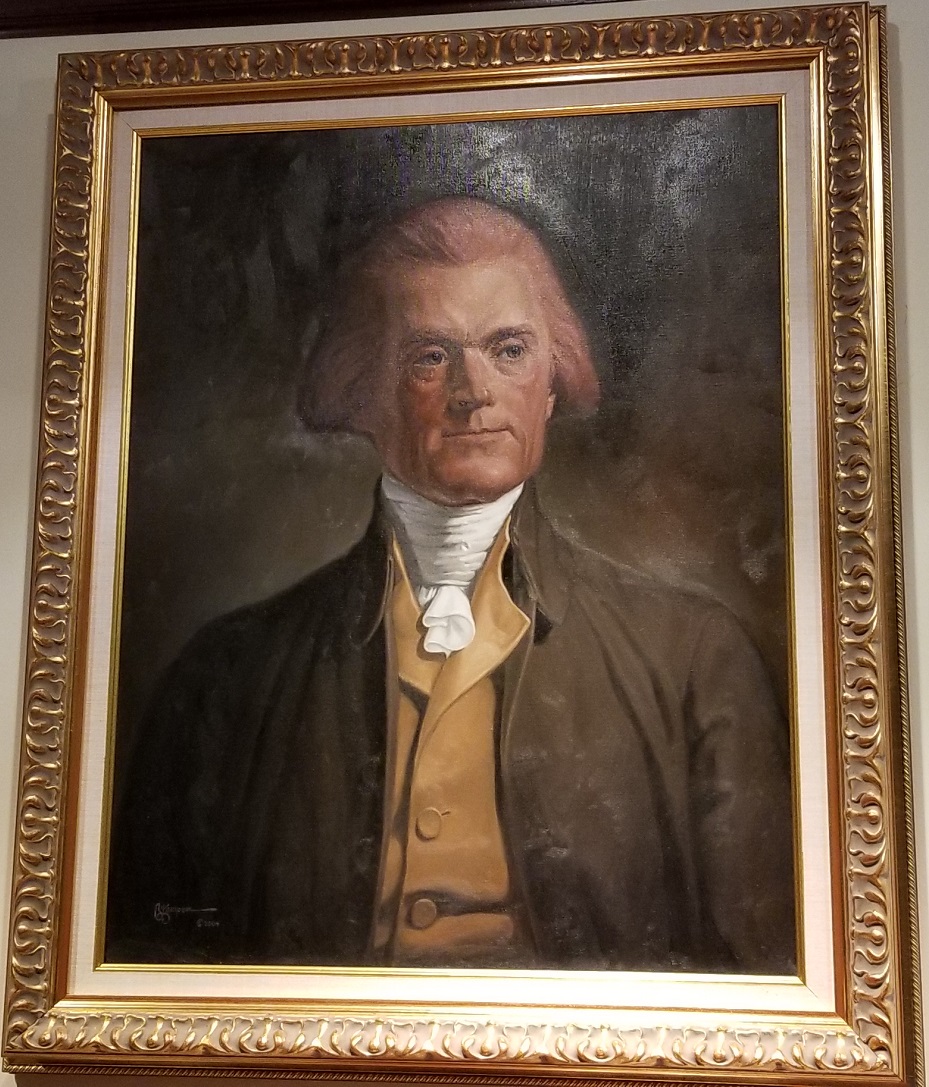 Close-up of Jefferson Portrait